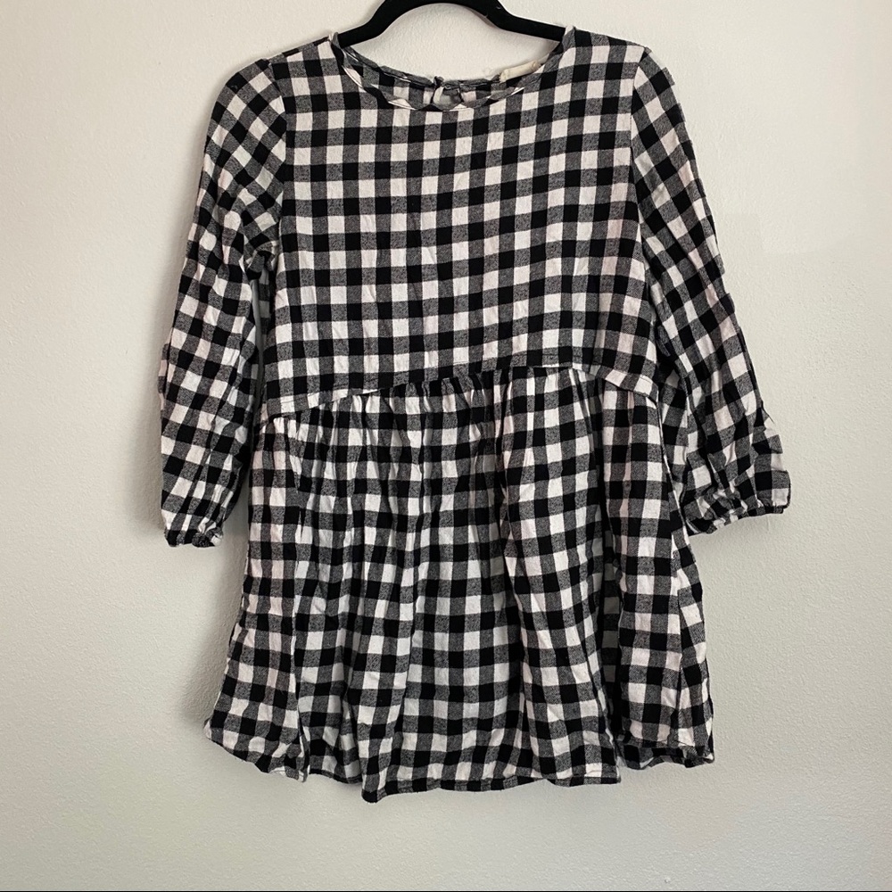 Piper & Scoot Flannel Peplum Top